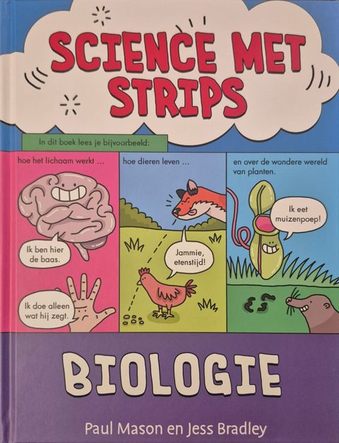 De kaft van Science met strips: Biologie